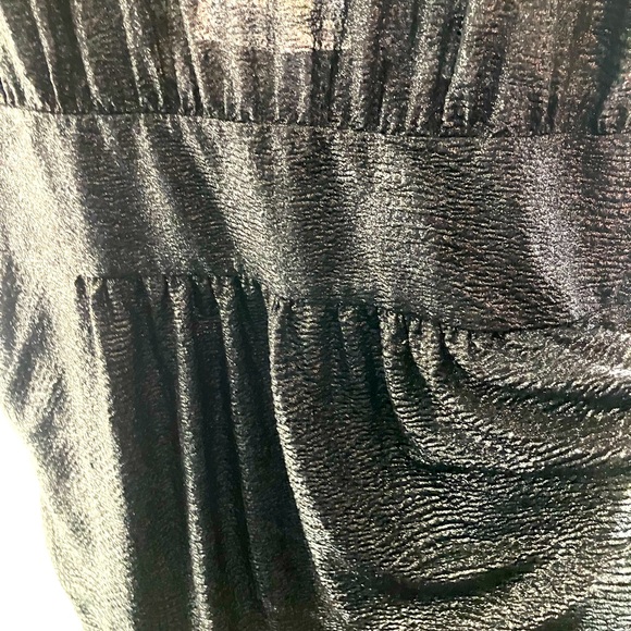 BCBGeneration Shimmery Gunmetal Black Cocktail/Prom/Wedding/Holiday Mini Dress - Picture 6 of 15
